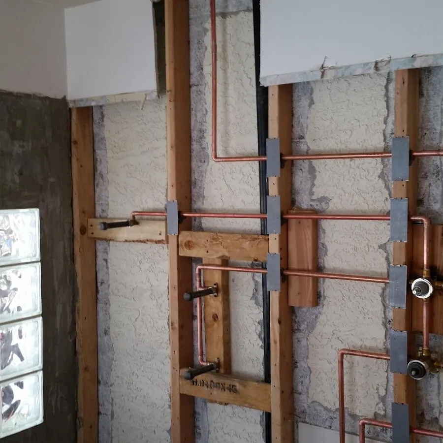 Copper pipe installation for Repiping in Merrill